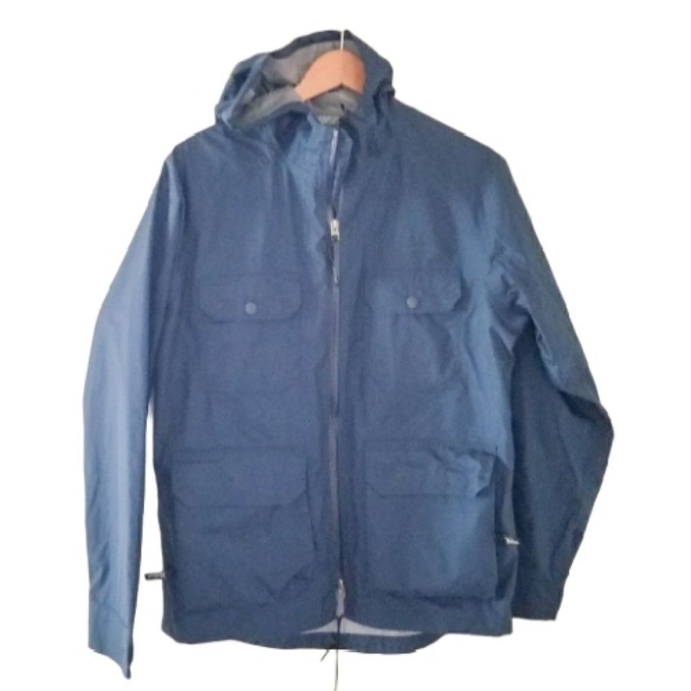 Woolrich deep indigo men's hooded jacket